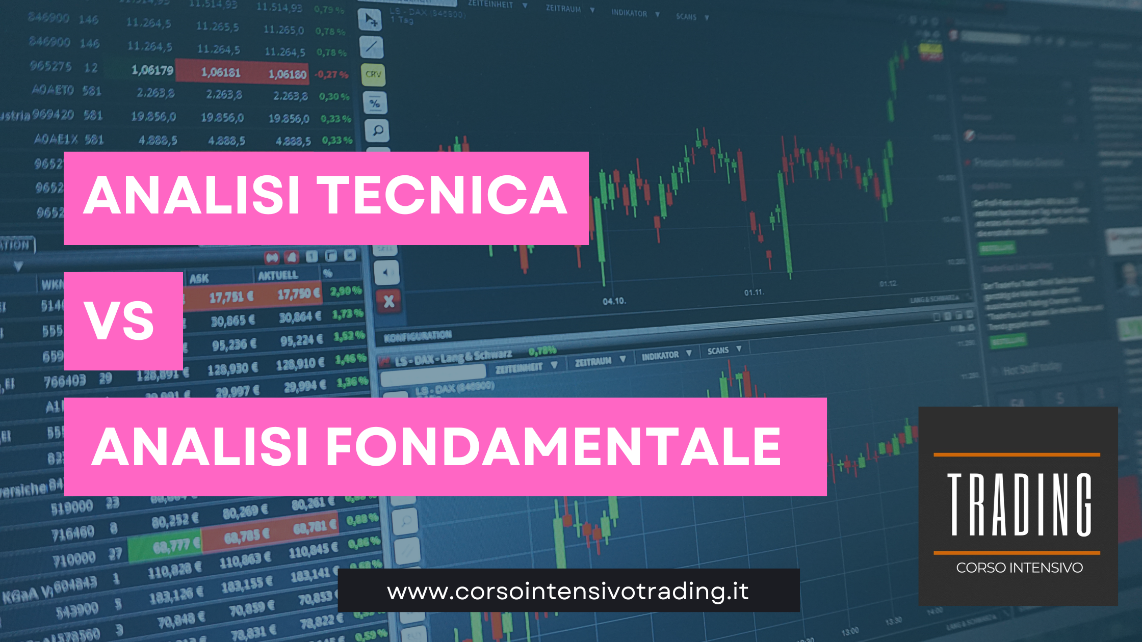 Analisi Tecnica e Analisi Fondamentale