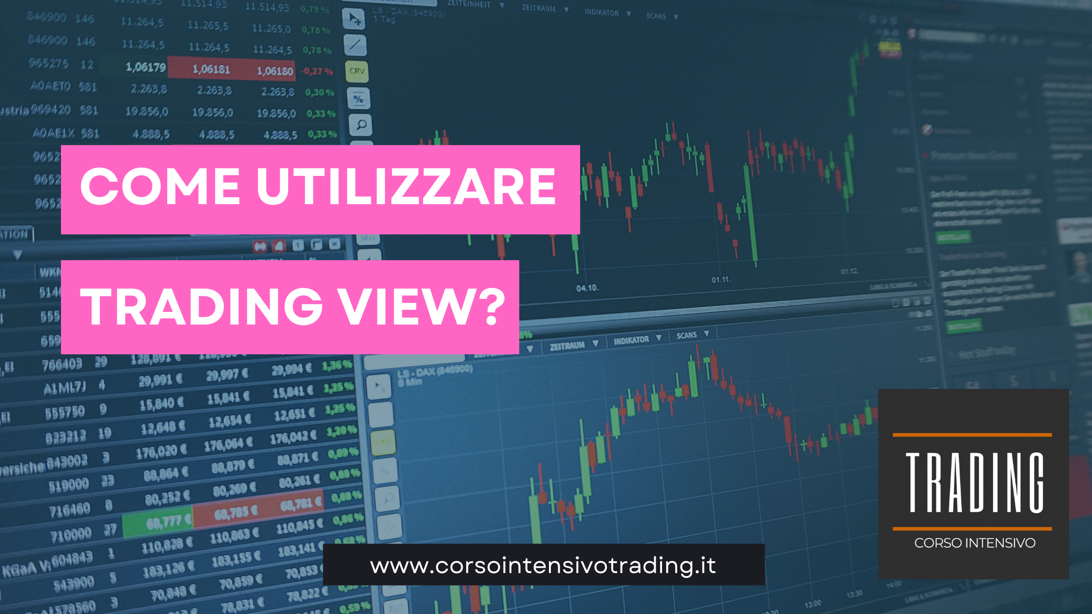 Come Utilizzare TradingView?
