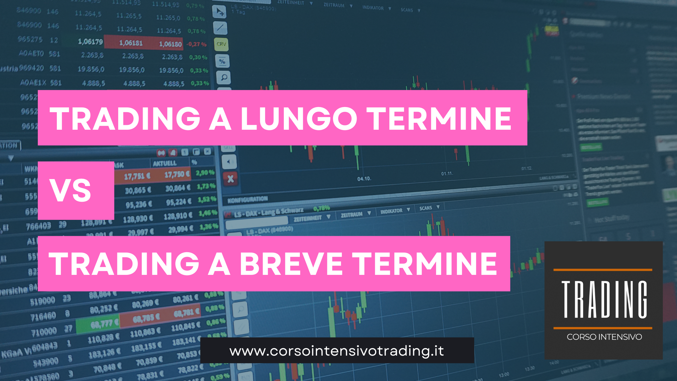 Trading a Lungo o Breve Termine?