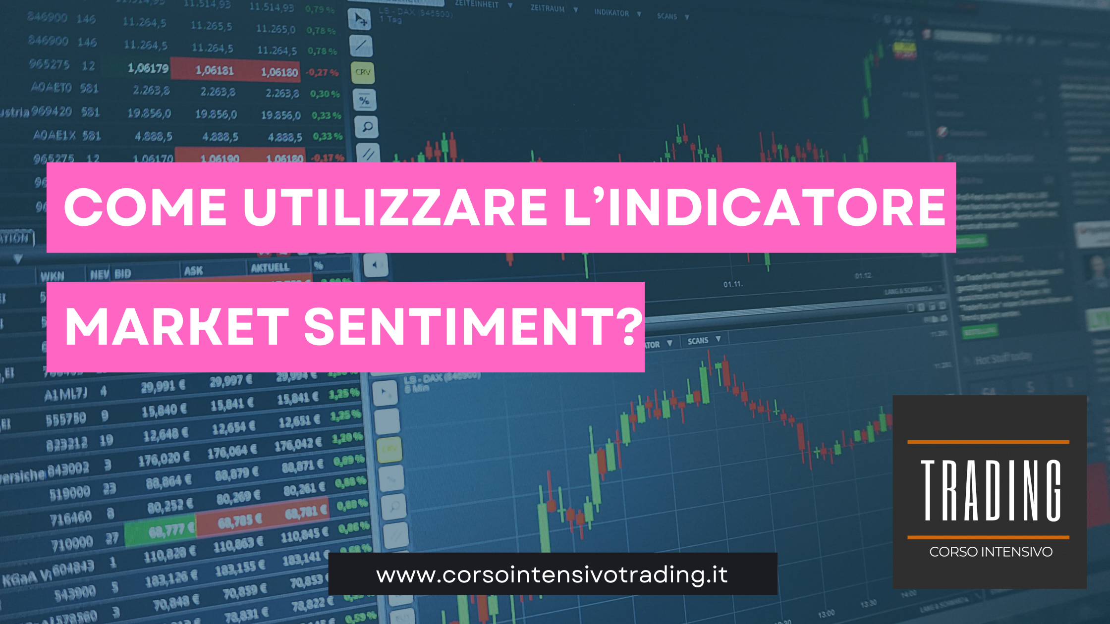 Come Utilizzare L’Indicatore Market Sentiment?