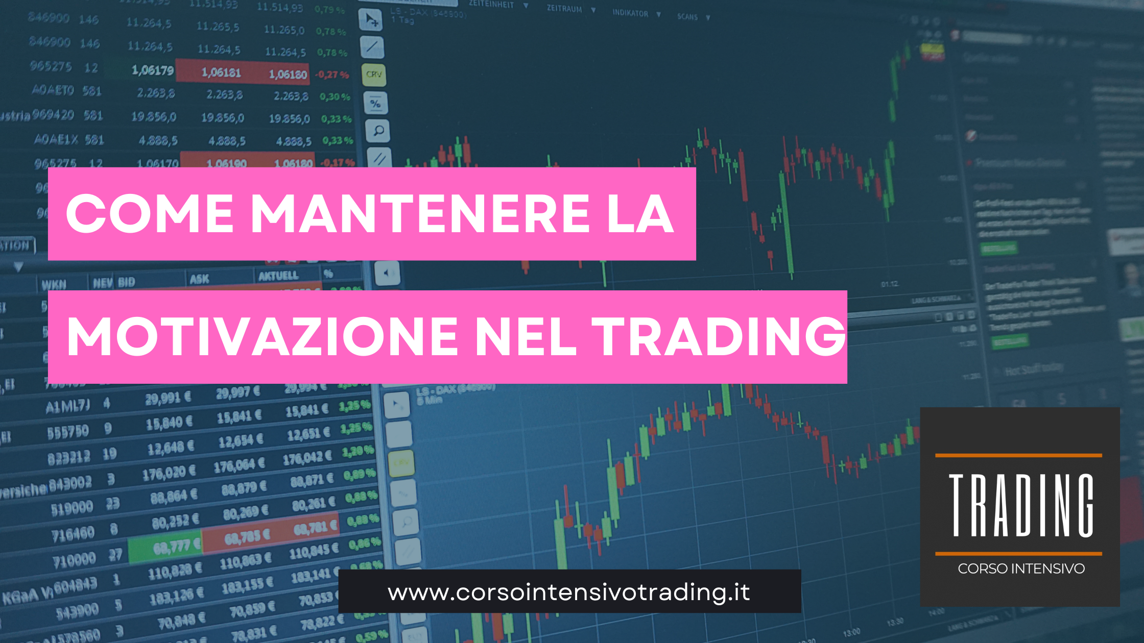 Come Mantenere La Motivazione Nel Trading