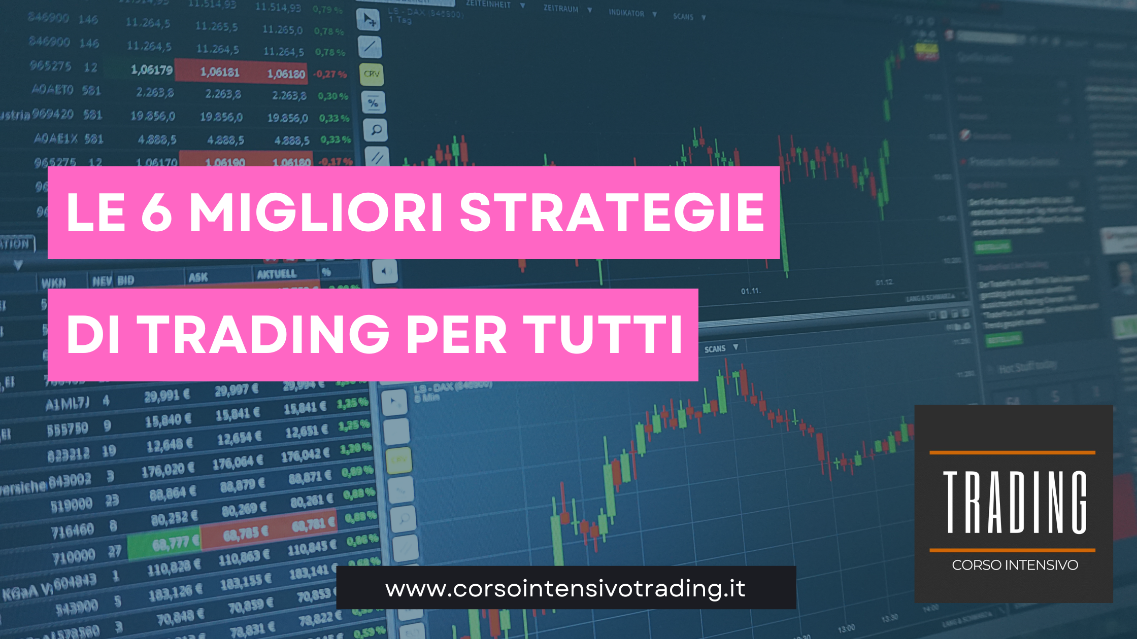 Le 6 Migliori Strategie Di Trading Per Tutti