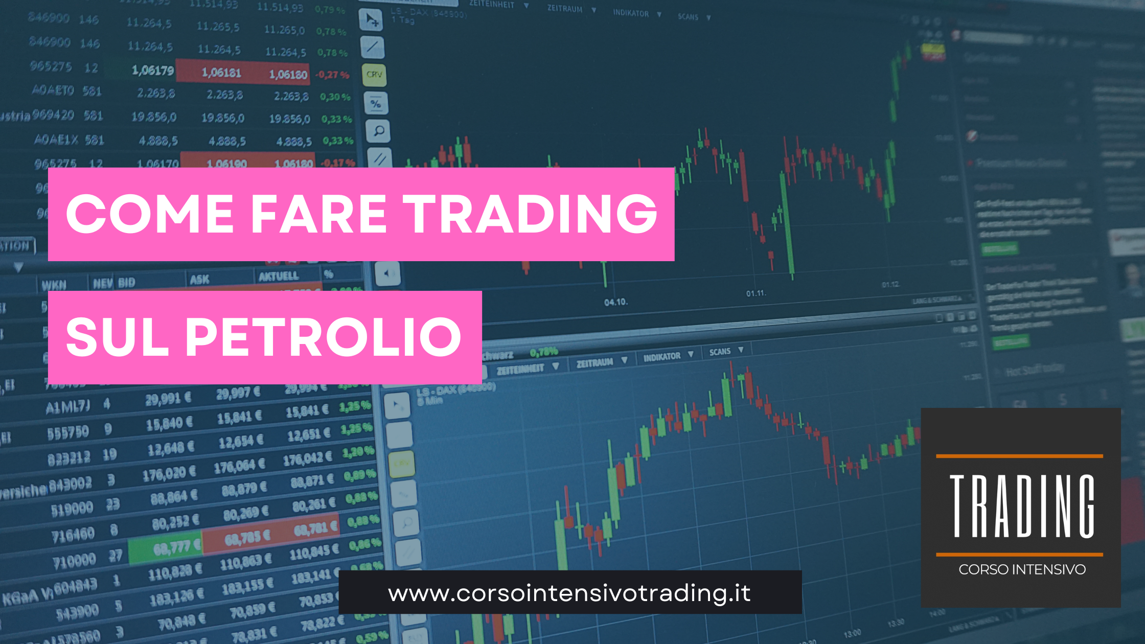 Guida per principianti su come fare trading sul petrolio