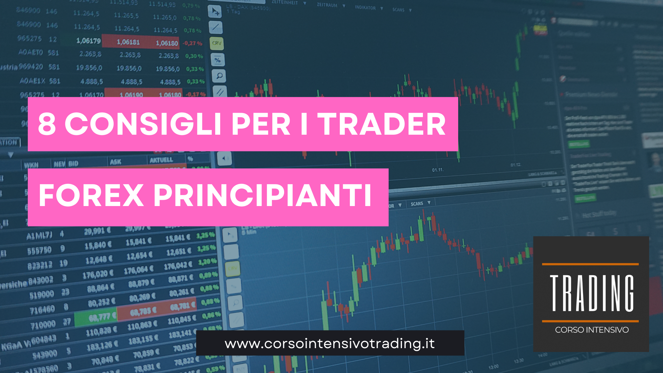8 Consigli Per I Trader Forex Principianti