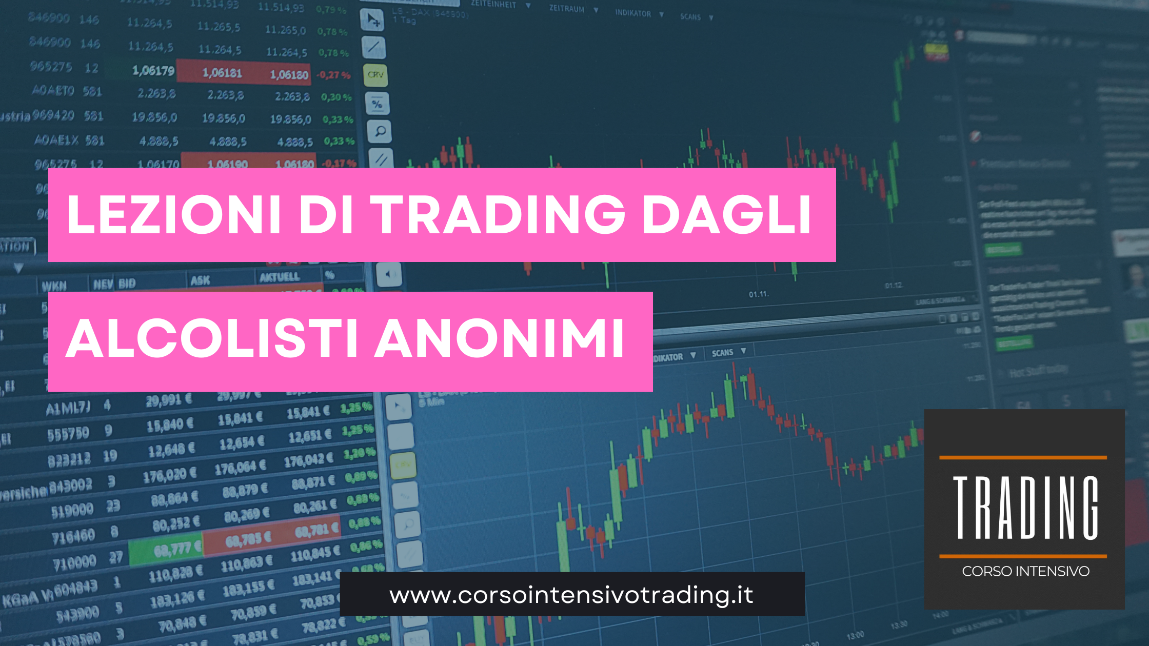 Lezioni di Trading dagli Alcolisti Anonimi