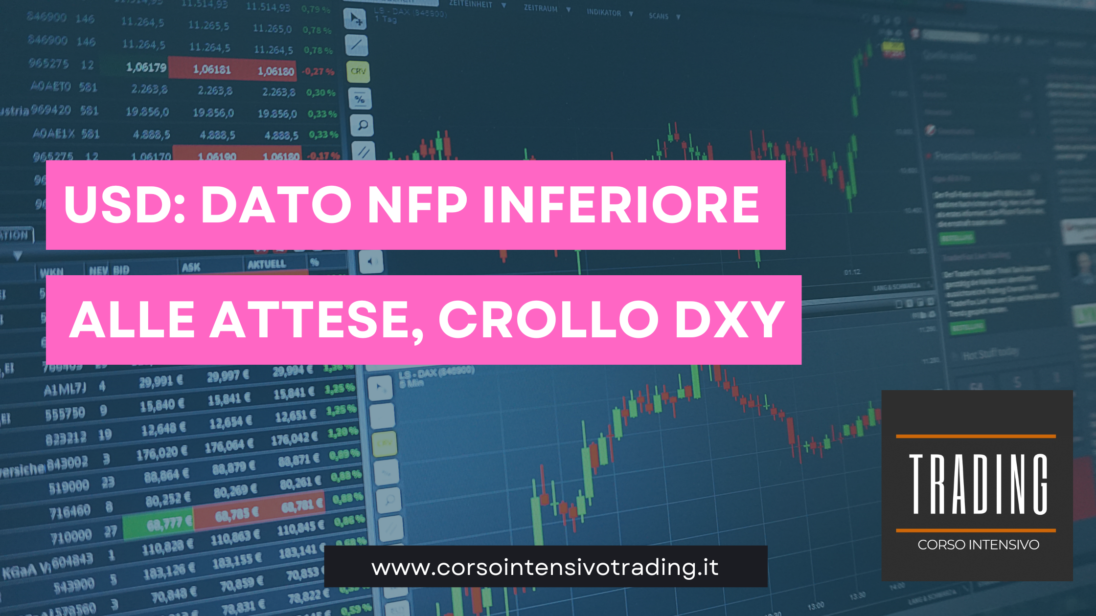 Dato NFP Luglio: Delusione Rispetto alle Previsioni